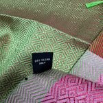 Unique Beautiful Lilac/Sage Silk Scarf Photo 2