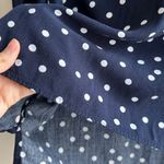 Marquis Navy Blue and White Polka Dot High Photo 10