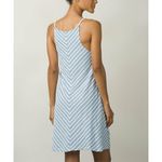 prAna New Womens NWT  S Blue White Seacoast Dress Organic Tank Rope Straps Photo 2