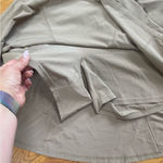 Athleta Wherever Ruched Golf Layered Active wear Skort Skirt beige tan Sz 12 Photo 10