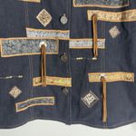 Yak Magik Jacket Womens Large Black Boho Embroidered Western Tassel Nepal Unique Photo 4