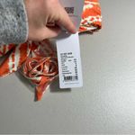 Seafolly  Zanzibar Twist Tie Front Bandeau Mandarin Size 6 NWT Photo 4