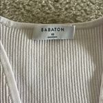 Aritzia  White Fitted Crop Tank Top Photo 1