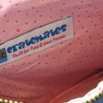 Pink Lace on Denim Small Zippered Pouch Makeup Bag Toiletry Kit NEW with Tags Blue Photo 1