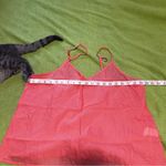 Coral Sleeveless Top/ tank top Orange Size XL Photo 2
