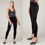 Spanx • black velvet leggings 2070 high waisted Ready-To-Wow ankle Photo 1