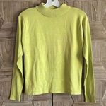 Kevo Womens 100% Silk Long Sleeve Green Sweater PS Office Career Size undefined Photo 0