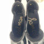 Sam Edelman Womens 6 Rain Boots Tinsley Black Patent Composition Leather Ankle Photo 5