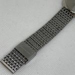 Fondini women watch gold silver tone 30mm quartz analog mesh band running Photo 7