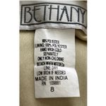 Bethany Women's‎ Orange Purple Paisley Sleeveless Ruffled Dress Size 8 Photo 2