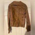 Brown Leather Jacket Photo 6