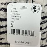 Anthropologie  Womens Bellevue My Way Mini Skirt Linen Blend White Black Small Photo 5