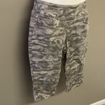 Belle by Kim Gravel Camo Triple Luxe Cropped Pull On Capri Jeans Photo 2