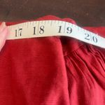 Urban Outfitters Suddenly Spring Red Linen Blend Ruffle Dress Photo 6