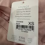 Pj Harlow Frankie Rib Knit High Low Sweatshirt Blush Pink Pajama Top Small Photo 7