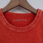 American Giant Orange Acid Wash Cotton T Shirt Made USA Size Medium Photo 2