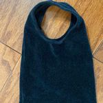 Vintage 80’s Black velvet high waste leggings w/feet straps & side pockets Photo 3