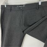 Betabrand  Bootcut Classic Dress Pant Yoga Pants in Charcoal Size 2XL Petite Photo 4