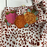 Vertigo Paris  White Sweater with Orange and Brown Accents Photo 4