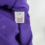 Diane Von Furstenberg  Purple Leopard Clara Midi Dress 10 Maximalist Designer Photo 8