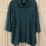 J. Jill Pure Jill teal shark bite cowl neck tunic sweater xs Blue Photo 8