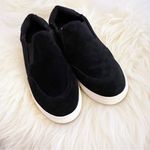 Saks 5th Avenue Black Suede Slip‎ On Sneakers Sz 6.5 Photo 8