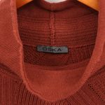 Oska Rust Virgin Wool Knit Sleeveless Sweater Vest 0 S 4/6 Brown Photo 2