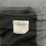 Soma  Size Large  Top Scoop Neck Shirt Black Long Sleeve Photo 4