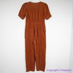 Madewell NEW ‎ Corduroy Puff-Sleeve Button-Front Jumpsuit, 00P Photo 9