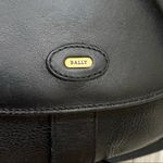 Vintage BALLY Black Leather Crossbody Bag Photo 8
