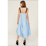 Adam Lippes  x RTR Sleeveless Square Neckline High Low Swing Dress Size 12 Photo 2