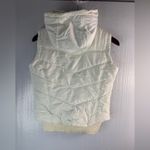 American Eagle Outfitters XS Padded Vest Hoodie Jacket with Faux Fur in White Photo 3