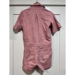 DL1961 Premium Denim Hannah SS Romper Burnt Coral Size M Photo 5