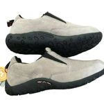 WAM Women’s Taupe Suede Slip On Shoes With Molded Rubber Soles Photo 4