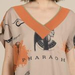 Molly Bracken Egyptian Print Dress size XS/S Photo 2