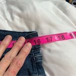 Karl Lagerfeld LIKE NEW Blue Fringe Crop Jeans Size 8 Photo 11