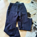 Spanx On the Go Kick Flare Pants Small Petite Navy Pull on Pants Photo 6