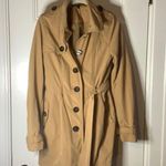 Camel Trench Coat Tan Size 8 Photo 0