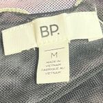 BP Plaid Mesh Lettuce Hem Sheer Long Sleeve Y2K Fairy Grunge Women's Medium‎ Purple Photo 3