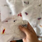 Charter Club  Button Down Linen nautical/flag Print Shirt M Photo 3