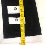 BCBGeneration BCBG Black white preppy old money quiet luxury zip-up shirt blouse jacket top sweater long sleeve #glam #streetwear Measurements in pics Photo 7