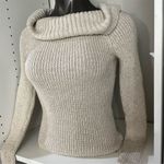 Hollister Women's Cowl Neck Pullover Sweater Beige Size XS Casual Knit Photo 4