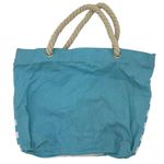 Limited Too Vintage Y2K Flamingo Blue Striped Summer Beach Tote Bag Photo 11