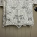 Anthropologie BHLDN Nevada Dress By Mestiza Size L Wedding Boho $400 Silver Size L Photo 10