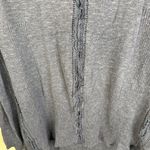 Free People Lace Road Linen Blend High Low Size Small Boho Top Gray Lagenlook Photo 2