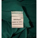 Annabree’s Long Sleeve Tie Front Sweetheart Mini Dress Green Size M Photo 5