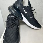 Nike Air Max 270 Women's Size 11.5 Black White Running Sneakers AH6789-001 Photo 0