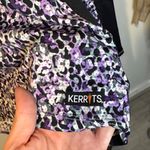 Kerrits  Purple and Black Floral athletic blouse Photo 3