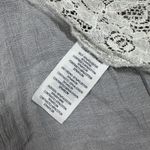 Anthropologie A’Reve  BoHo Grey and White Lace Tunic / Short Dress Size Small Photo 5