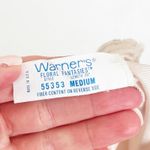 Vintage Warners Floral Fantasies Slip Skirt Sz M White Size M Photo 1